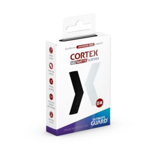 Sleeve - Ultimate Guard Cortex Sleeves Matte Japanese Size 60 (Black)