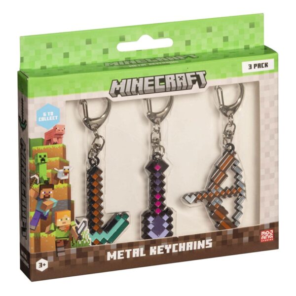 Minecraft - Keychains 3-Pack