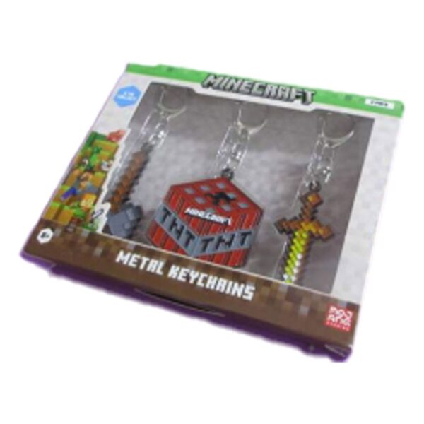 Minecraft - Keychains 3-Pack