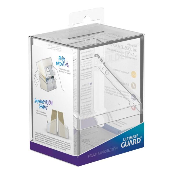 Deck Box - Ultimate Guard Boulder 80+ (Clear)